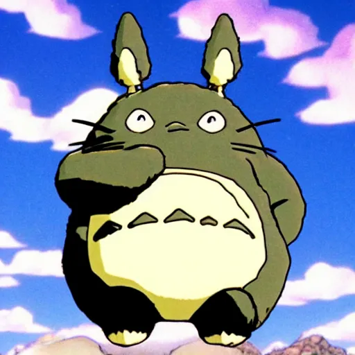 Image similar to Totoro in dragon ball z