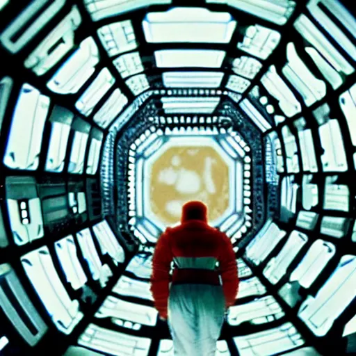 Image similar to movie stills of a remake of the movie 2001: a Space Odyssey, made in 2018 by Denis Villeneuve