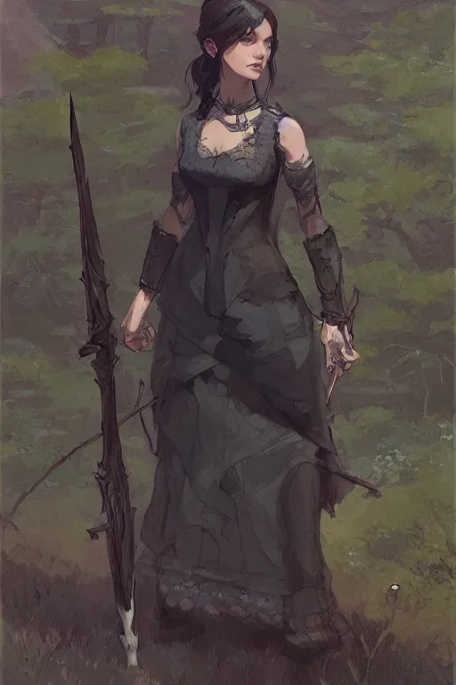 Image similar to rpg character art of a rogue woman, detailed lace dress, half body shot, gorgeous face, by jeremy lipking, by studio ghibli, by disney, video game fanart, digital art