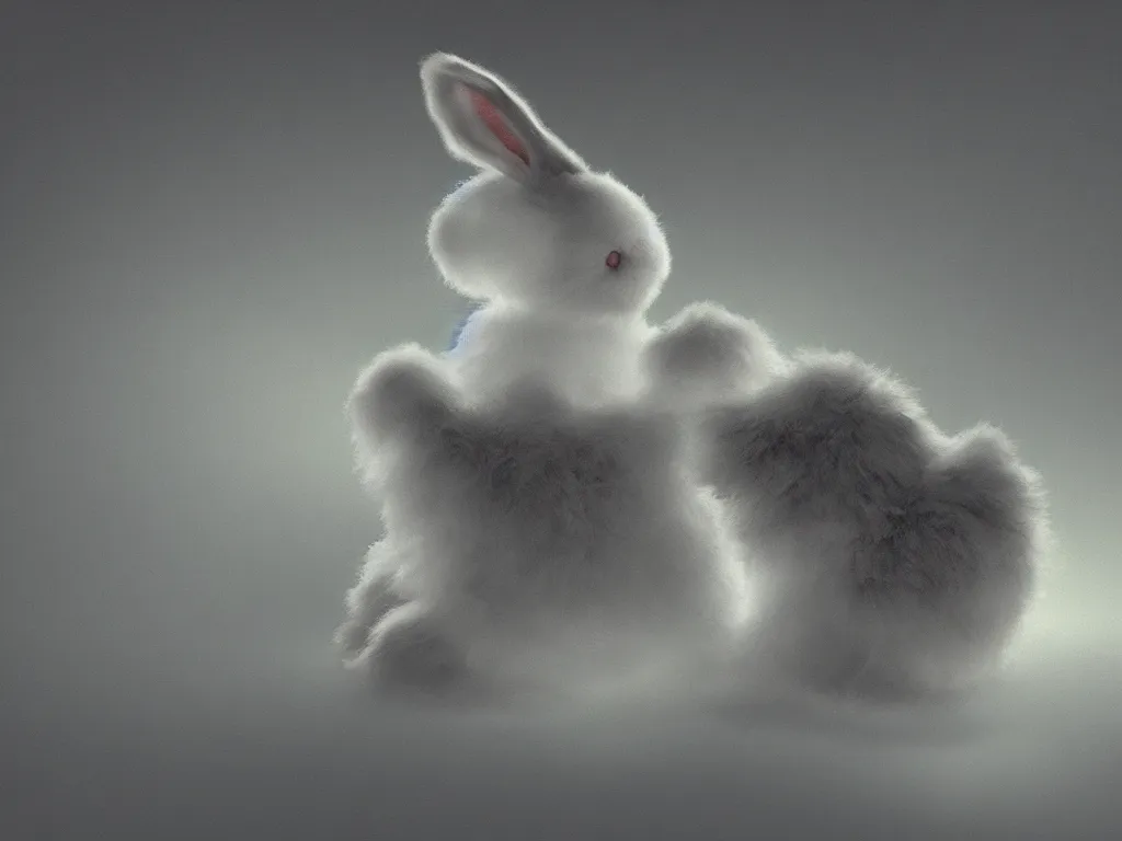 Prompt: a fluffy bunny, ideas floating around above its head, Aesthetically pleasing, digital concept art background by Hayao Miyazaki and Studio Ghibli, fine art, official media, high definition, illustration, ambient lighting, HDR, HD, UHD, 4K, 8K, cinematic, high quality scan, award winning, trending, featured, masterful, dynamic, energetic, lively, elegant, intricate, complex, highly detailed, Richly textured, Rich vivid Color, masterpiece.