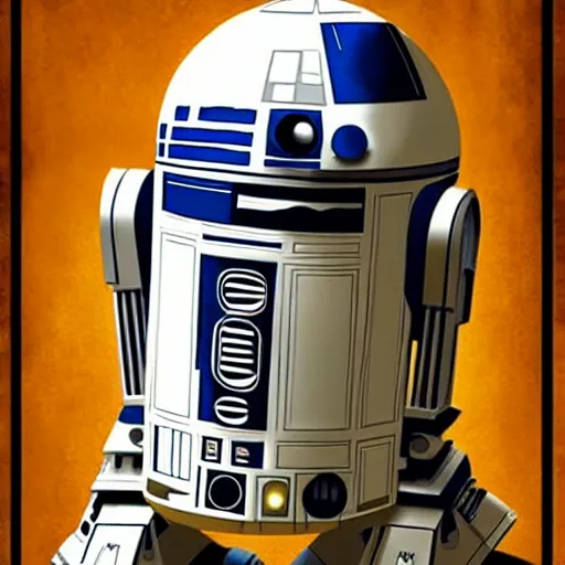 Prompt: Epic Cinematic Poster Of R2-D2