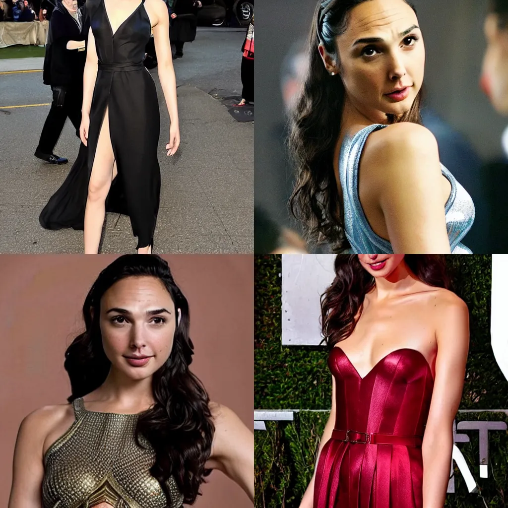 Prompt: gal gadot in 18. century dress