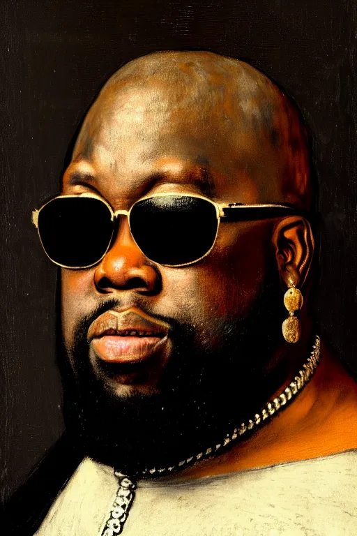 high quality celebrity portrait of killer mike in a | Stable Diffusion ...