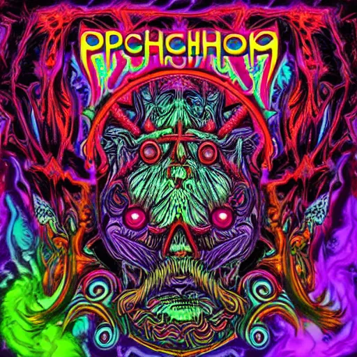 Prompt: psychedelic doom 2