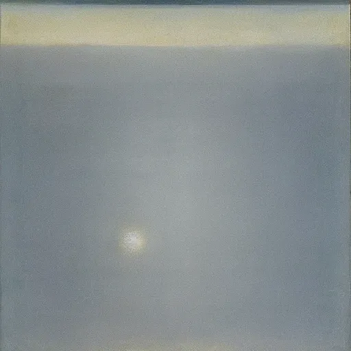 Image similar to the abstract painting'arctic void ', by caspar david friedrich, by rothko