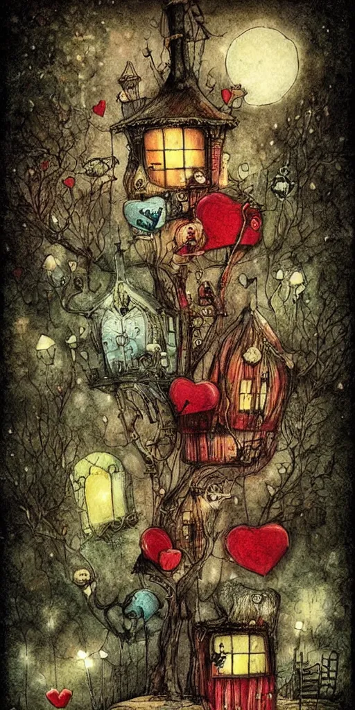 Image similar to a valentine's day scene by alexander jansson