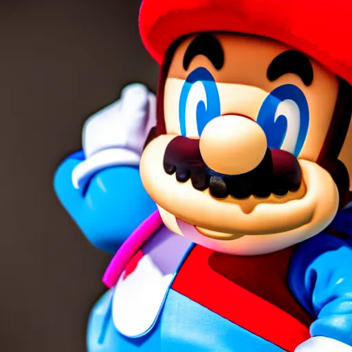 Image similar to Dr. Mario from Super Smash Bros, Sigma 85mm f_1.4, 4k, hd, portrait photography