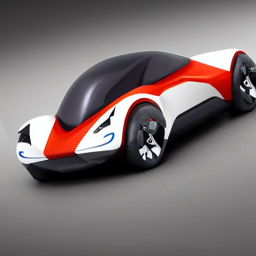 Prompt: concept car by burger king, bk colors, 4k, 8k, digital art