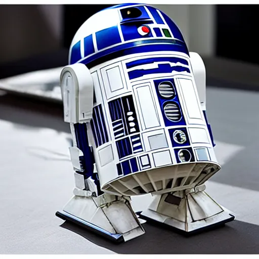 R2D2 - Star Wars Art - Blue 2 Coffee Mug by Studio Grafiikka - Pixels