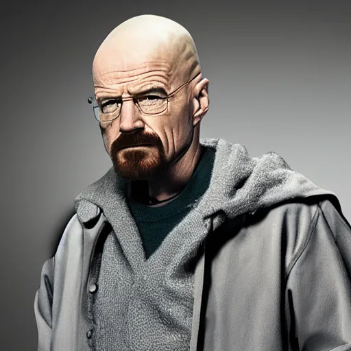 Image similar to walter white meets walter לבן, his jewish version