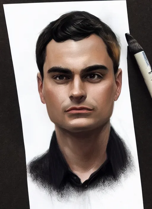 Prompt: portrait of Ben Shapiro as a sigma male, gigachad, medium black hair, Nordic crown, black luxurious suit, fantasy, intricate, elegant, realistic, highly detailed, digital painting, artstation, concept art, smooth, sharp focus, illustration, art by artgerm and greg rutkowski and alphonse mucha