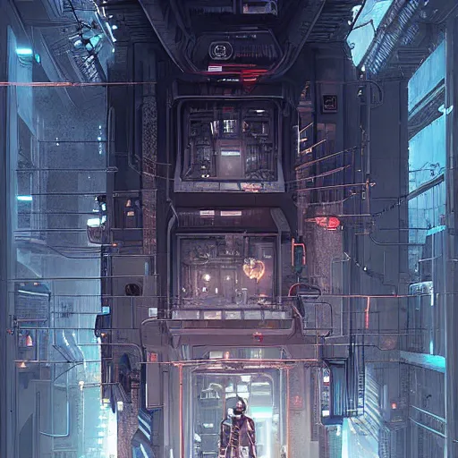 Image similar to a top secret vault, detailed digital illustration by greg rutkowski, cyberpunk, android netrunner