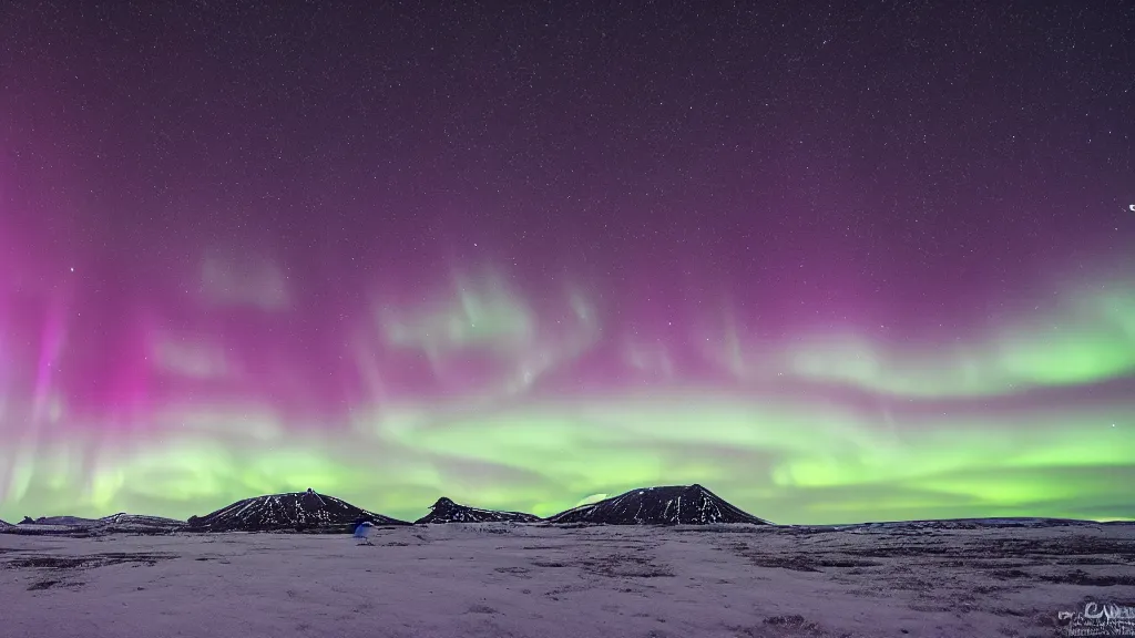 Prompt: iceland astrophotography, beautiful night sky, aurora borealis