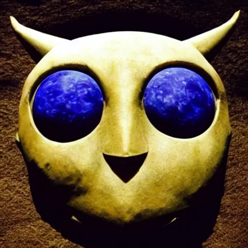 Image similar to “ the moon from majora ’ s mask, zelda ”