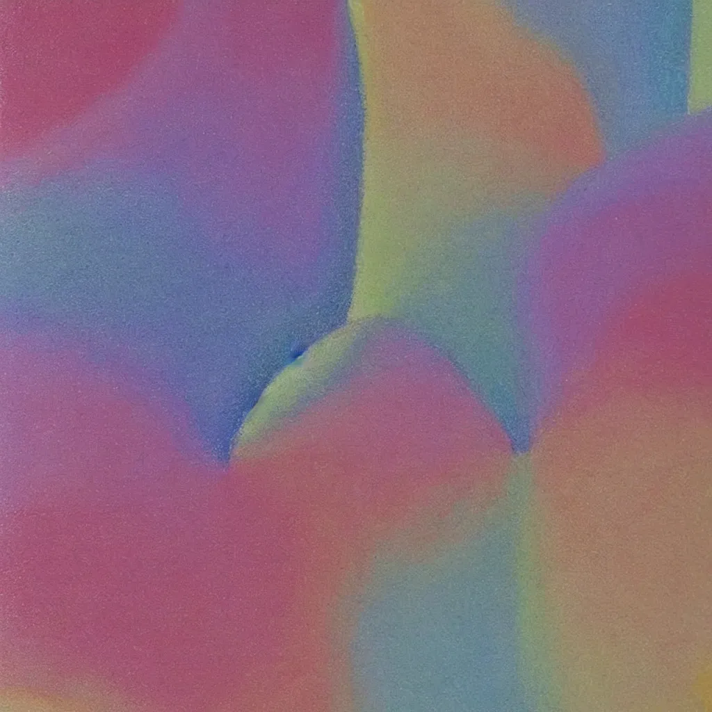 Prompt: a close up of a piece of paper with different colors, a pastel by wayne thiebaud, trending on pinterest, lyrical abstraction, marble sculpture, high detail, matte background