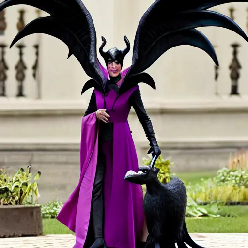 Image similar to Christine Lagarde as Maleficent