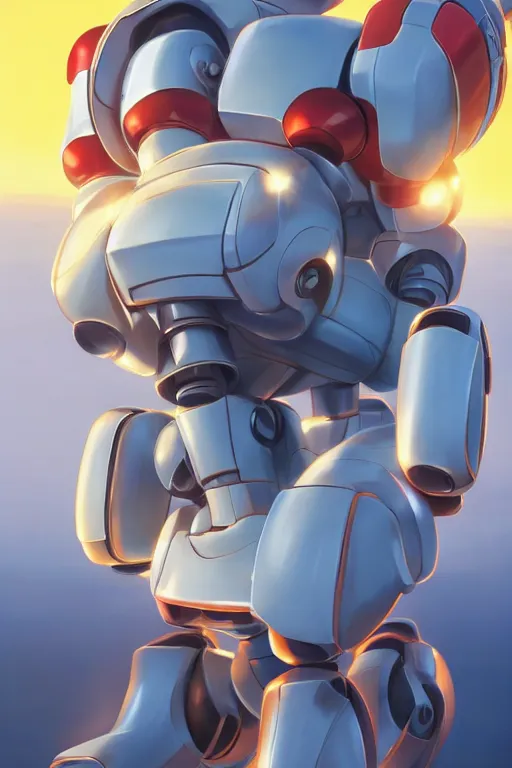 Image similar to metabots medabots medarotto medarot robot minimalist comics, behance hd by jesper ejsing, by rhads, makoto shinkai and lois van baarle, ilya kuvshinov, rossdraws global illumination ray tracing hdr radiating a glowing aura