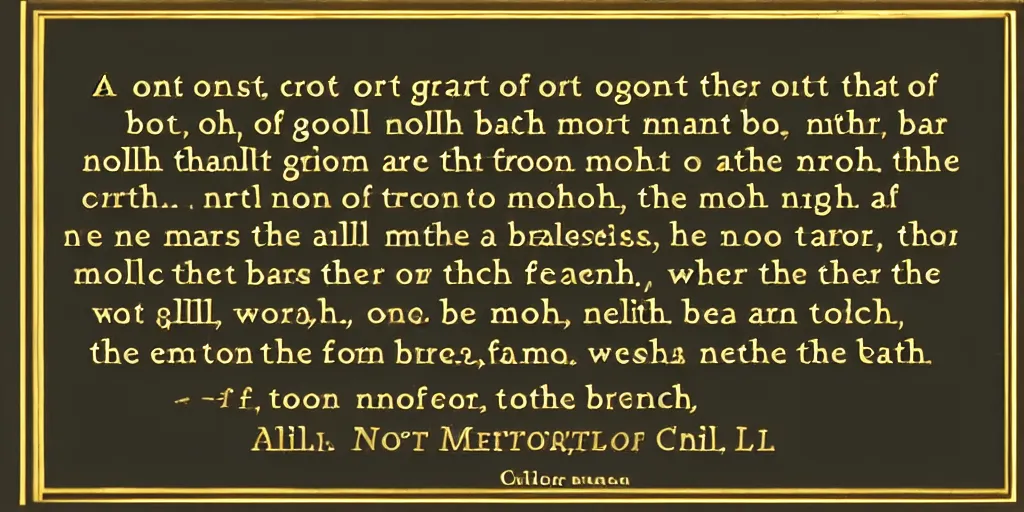 Prompt: an order not of gold, but the stars and moon of the chill night. i would keep them far from the earth beneath our feet. and have the certainties of sight, emotion, faith, and touch... all become impossibilities.