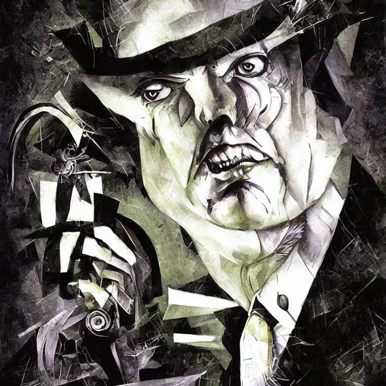 Image similar to Michael Keaton Beetlejuice by Dave McKean