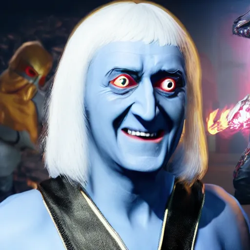 Prompt: jimmy savile as mortal kombat 1 1 game character, unreal engine, realistic,