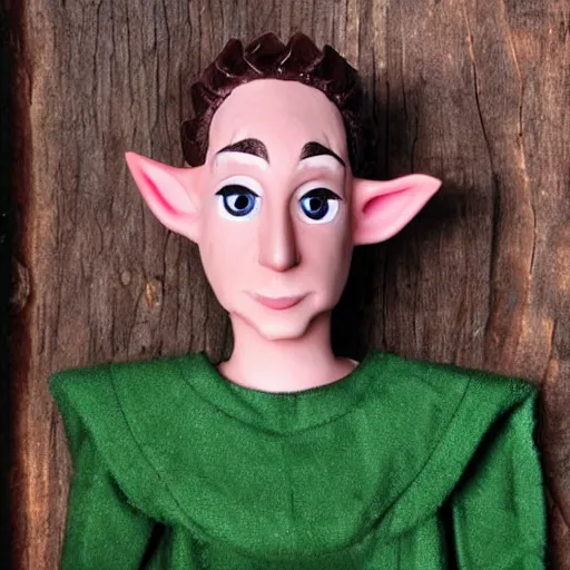 Image similar to green skinned elf with nose slits