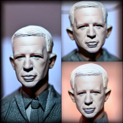 Image similar to anderson cooper made out of polymer clay detailed sculpture trending on artstation
