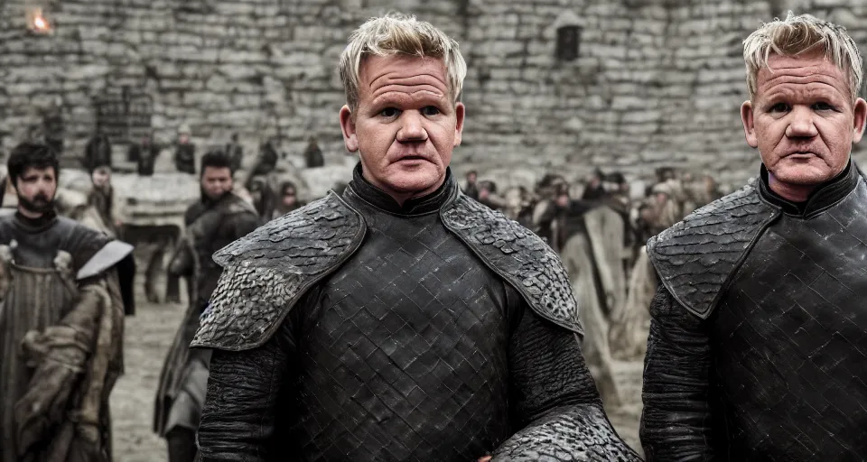 Prompt: Gordon Ramsay in Game of Thrones