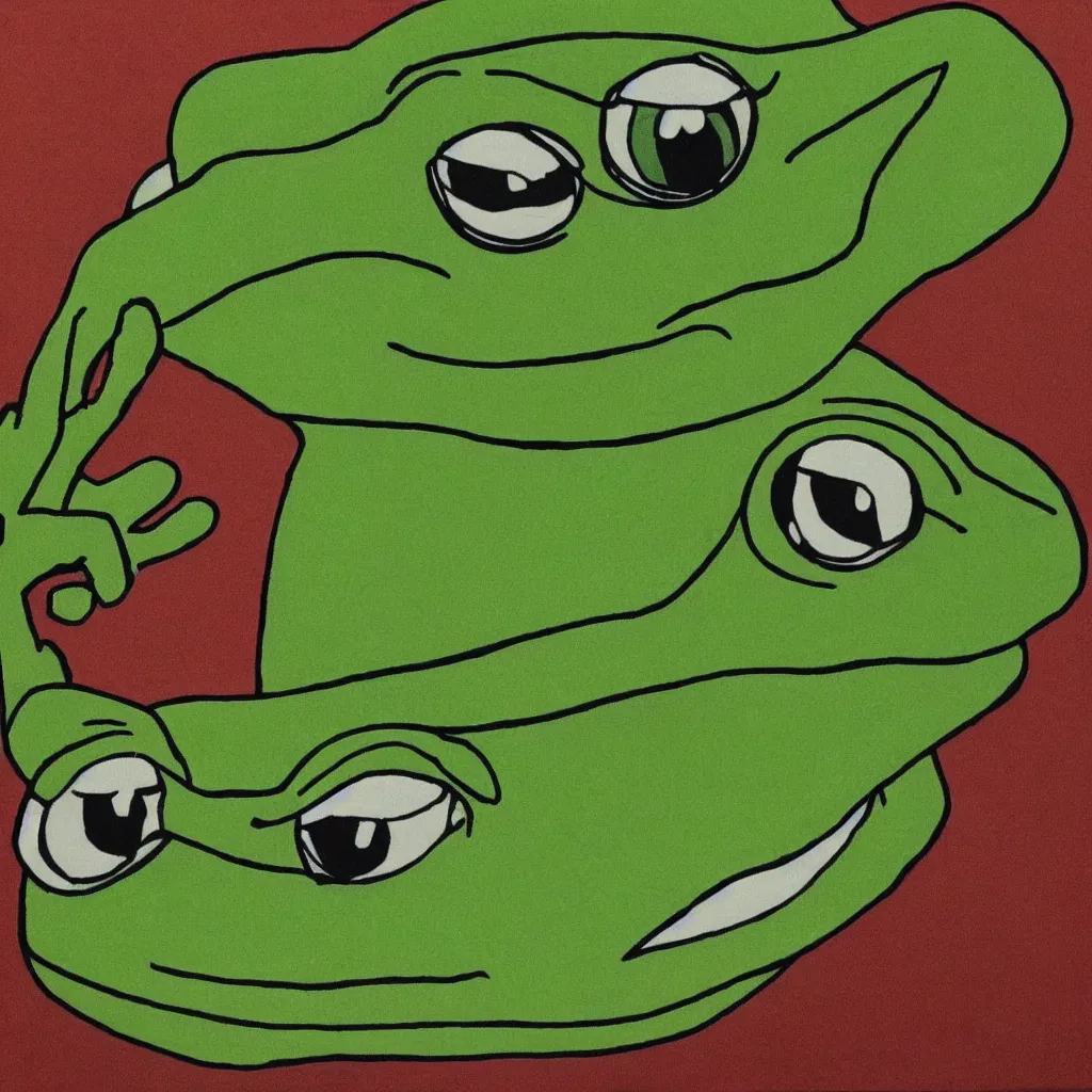 Image similar to pepe the frog