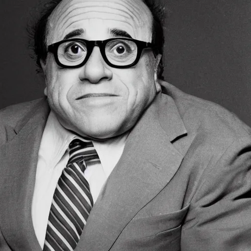 Prompt: danny devito made of a dorito