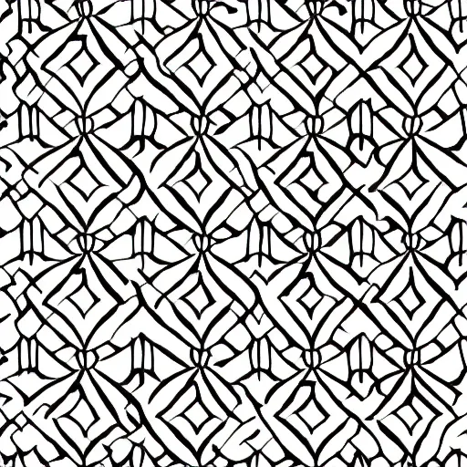 Image similar to an intricate subtle geometric pattern, low contrast, line art