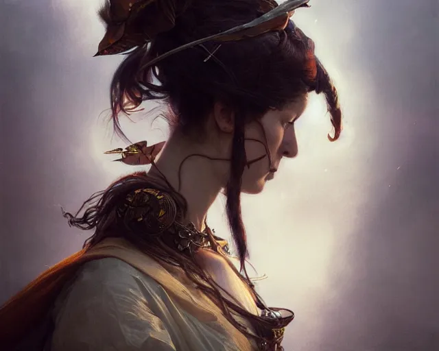 Image similar to photography of meryl mcmaster, deep focus, d & d, fantasy, intricate, elegant, highly detailed, digital painting, artstation, concept art, matte, sharp focus, illustration, hearthstone, art by artgerm and greg rutkowski and alphonse mucha