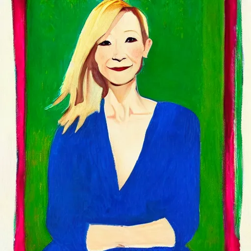 Image similar to anne heche in the style of matisse