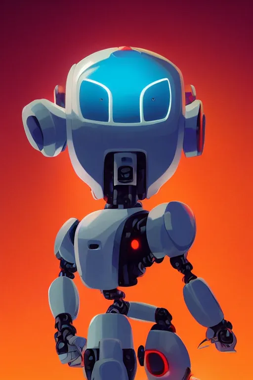 Image similar to metabots medabots medarotto medarot robot minimalist comics helmet mask neon cybereye, behance hd by jesper ejsing, by rhads, makoto shinkai and lois van baarle, ilya kuvshinov, rossdraws global illumination ray tracing hdr radiating a glowing aura