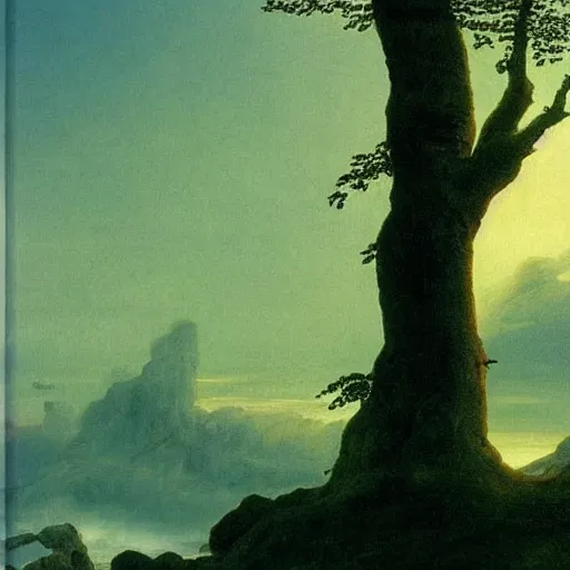 Image similar to a beautiful painting representative of the art style of caspar david friedrich