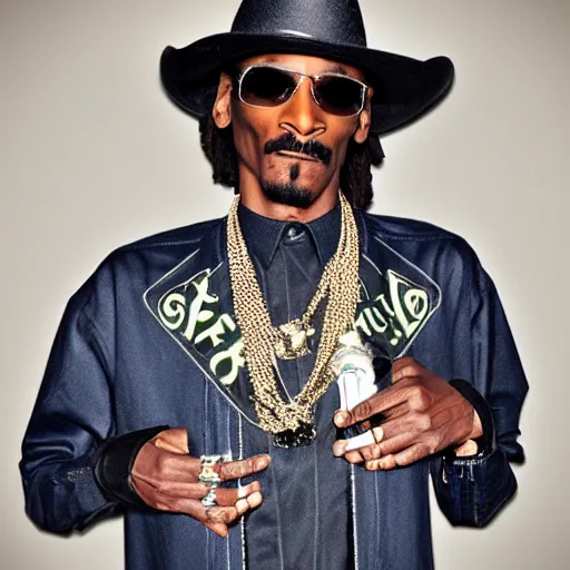 Image similar to cowboy snoop dogg