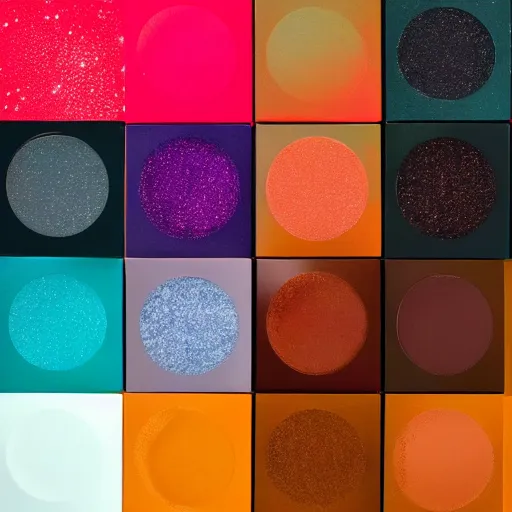 Prompt: Liminal space in outer space, eye shades palette!!!!!