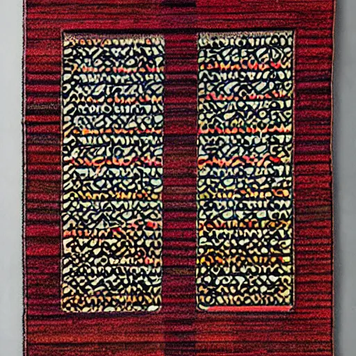 Prompt: glitched - out rugs designed from traditional textiles by faig ahmed,
