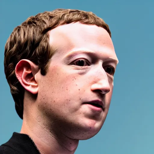 Prompt: A lizard person with Mark Zuckerberg's face