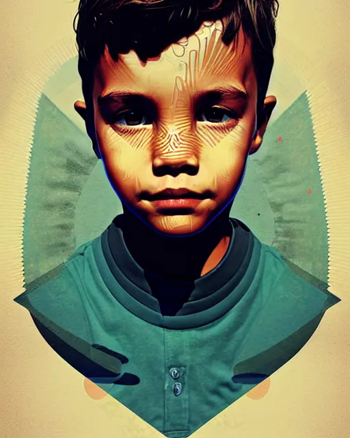 digital art of dreaming boy, illustration, highly, Stable Diffusion