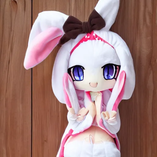 Prompt: cute fumo plush of a bunny girl, anime girl