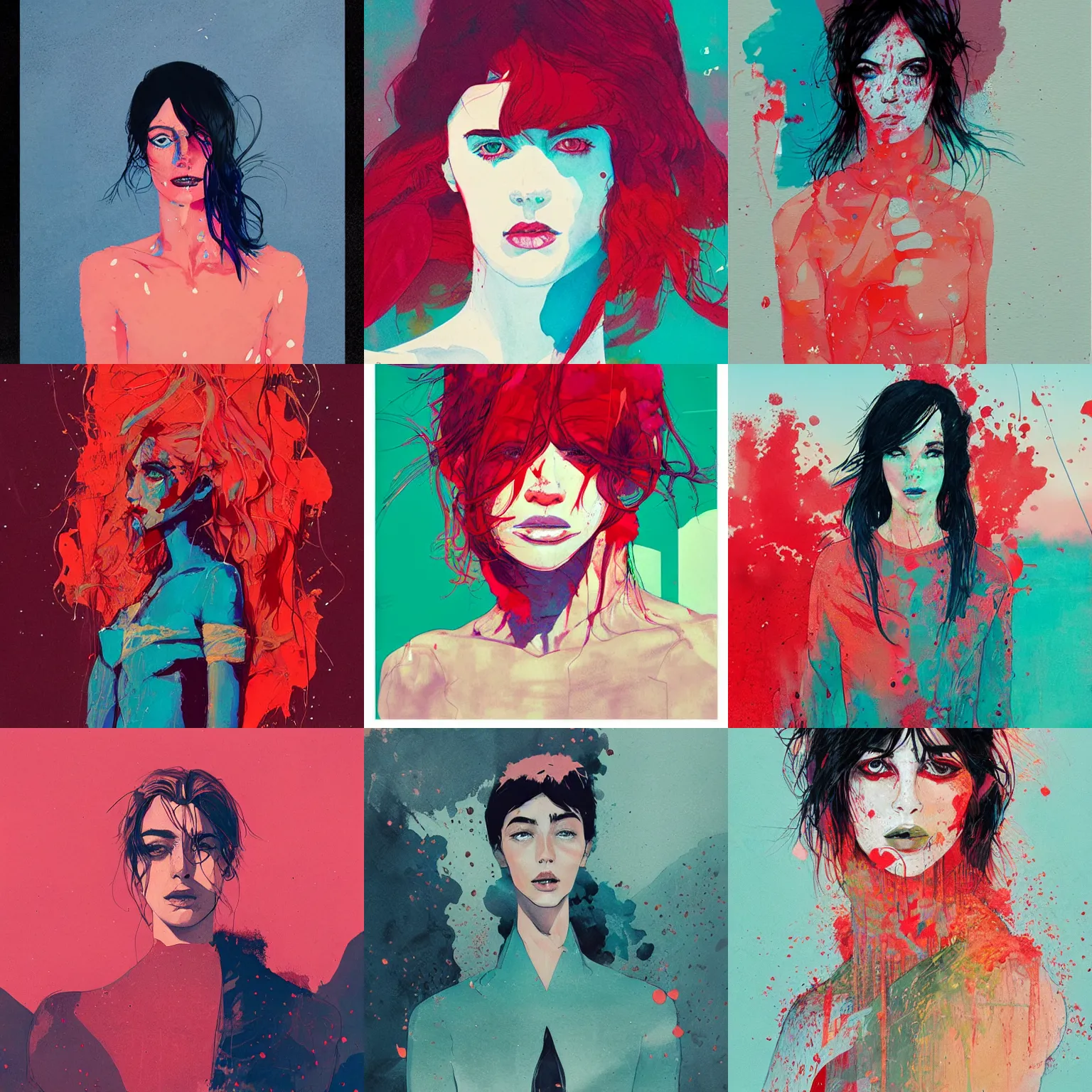 Prompt: a portrait of a character in a scenic environment by conrad roset