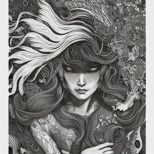 Image similar to reverse mermaid, an ultrafine detailed painting by james jean, behance contest winner, vanitas, angular, altermodern