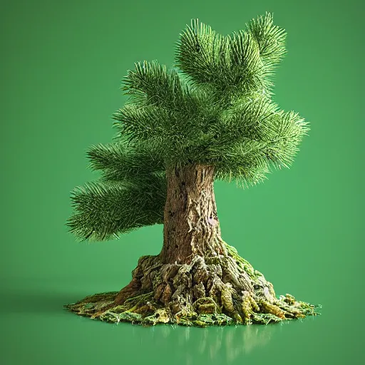 Miniature Pine Tree Picture, Free Photograph