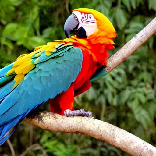 Prompt: cockatoo macaw
