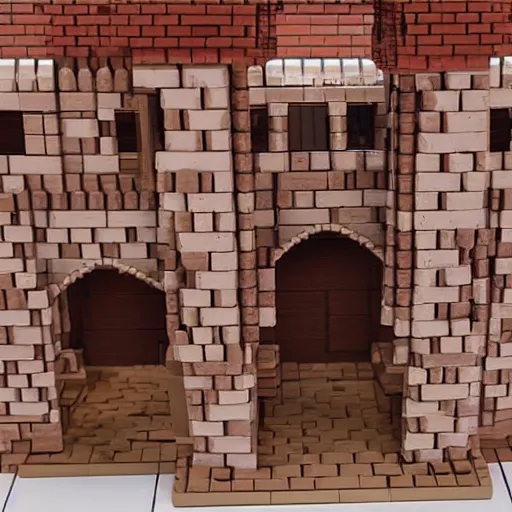 Prompt: bricktrons castle - story