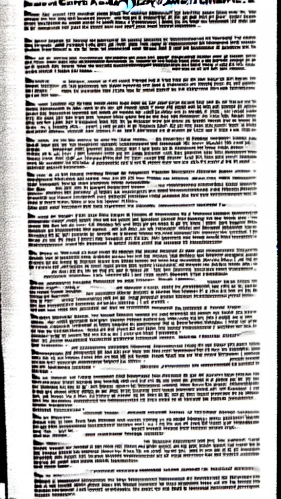 Prompt: a grainy and distorted photocopy of a classified scientific government document detailing a mechanism that will be used to open a portal to a higher dimension. There are graphs and charts and diagrams illustrating how the machine is built as well as measurements of energy levels and danger curves and blocks of text that have been redacted. The photocopy was made in a hurry with rgb sync distortion as if pulled through a copier photorealistic sharpened x-files fringe mystery sci-fi cinematic detailed texture hyperdetailed text CIA agency government seal redacted continuous feed paper