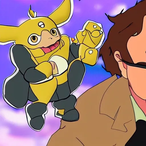 Prompt: Danny Devito in digimon