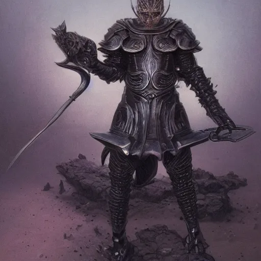 Image similar to berserk black armor, anthropomorphic shiba inu, realistic, visible face, in berserk black armor, stuning 3 d render, masterpiece, glowing aura, by donato giancola and greg rutkowski and wayne barlow and zdzisław beksinski