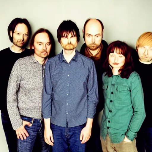 Image similar to radiohead family sitcom