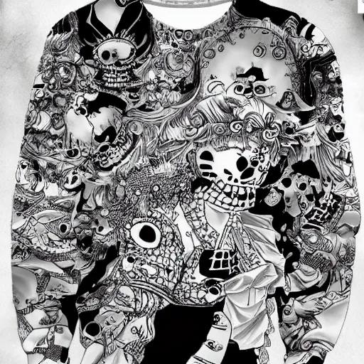 Image similar to stunning clothing design by eiichiro oda, hyper-detailed masterpiece